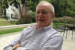 Photo of Jon Ayers ’46. A link to his story